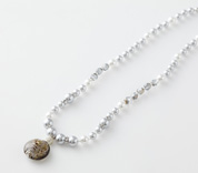 豪華なグレーパールネックレス