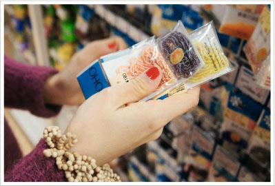 カラフルなビーズ