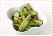 アスパラのおかか和え